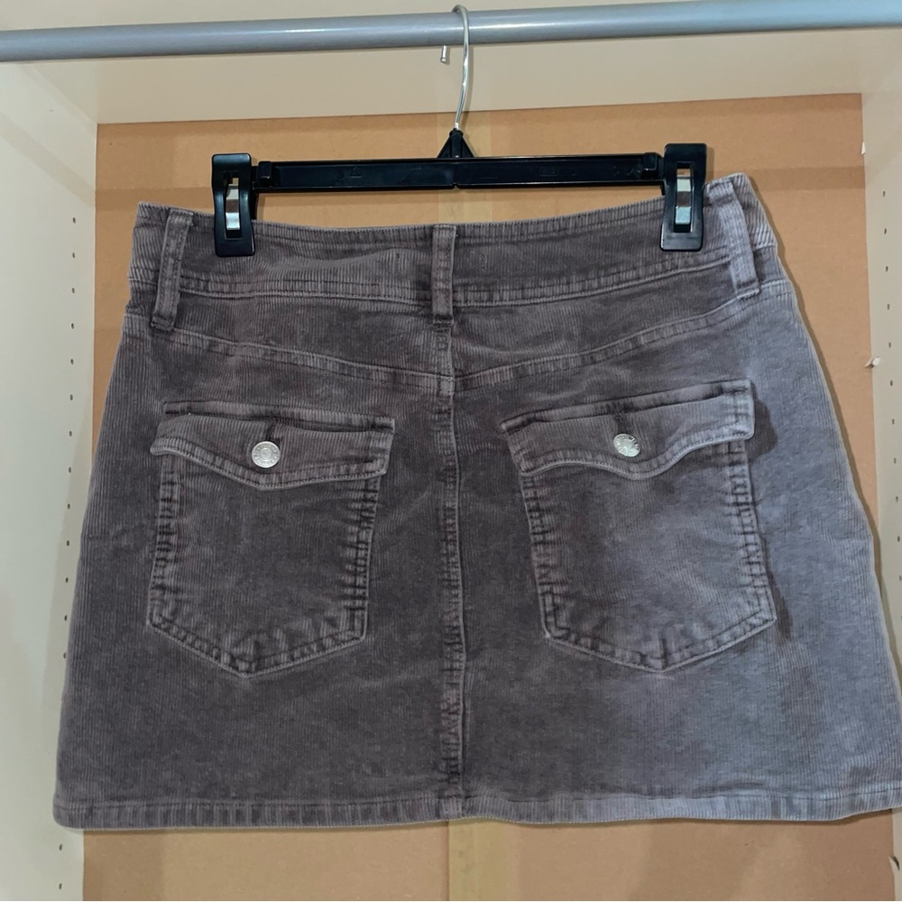 Forever 21 Corduroy Taupe Mini Skirt - Picture 3 of 5
